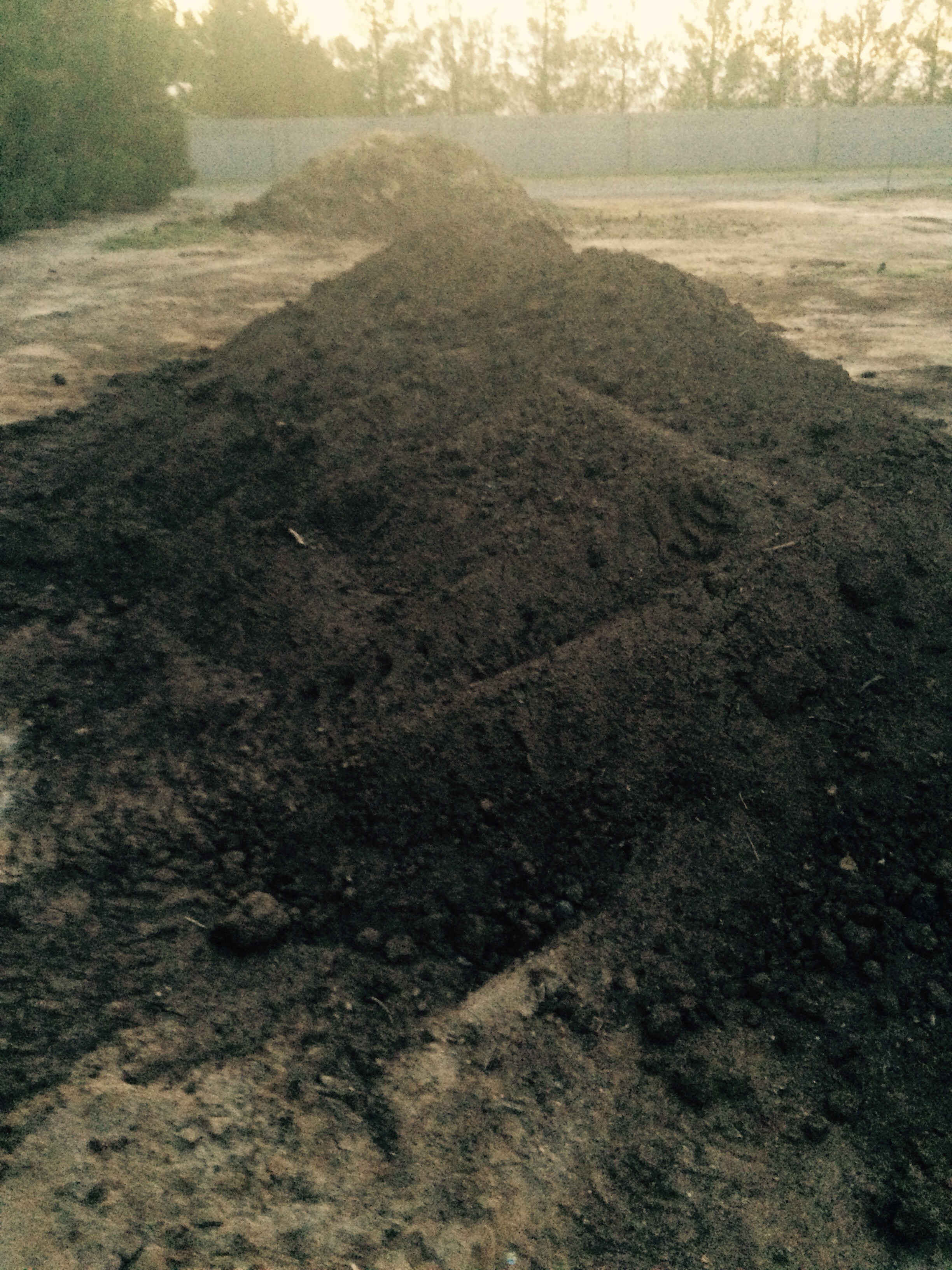 We make our own compost this years is really good by our carful attention and bio dynamic practices 